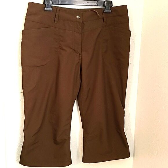Mountain Equipment Co-op Brown  Capris,  Size 12 - Picture 1 of 7